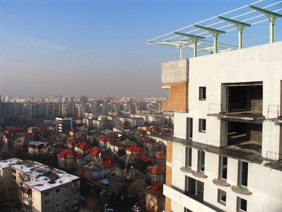 Bucarest in fase di costruzione